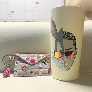 Bad Bunny Card Coin Wallet Cup
